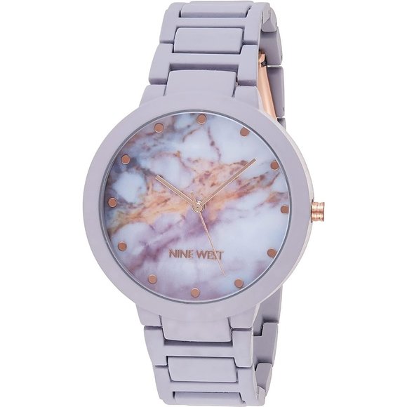 Nine West Women's Rubberized Bracelet Watch - Picture 1 of 9